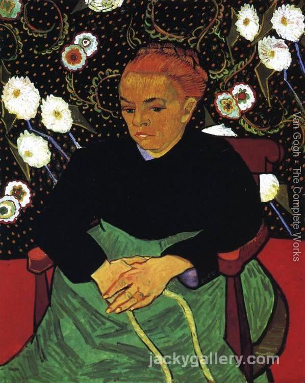 Madame Roulin Rocking The Cradle (La Berceuse), Van Gogh painting